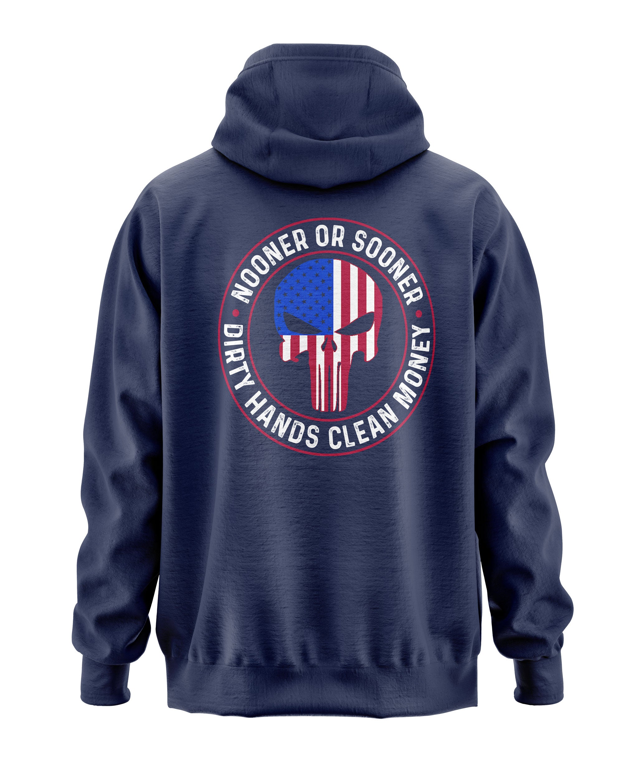 Nooner or Sooner Punisher Hooded Sweatshirt