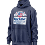 Genuinely Blue Collar Parody Hoodie
