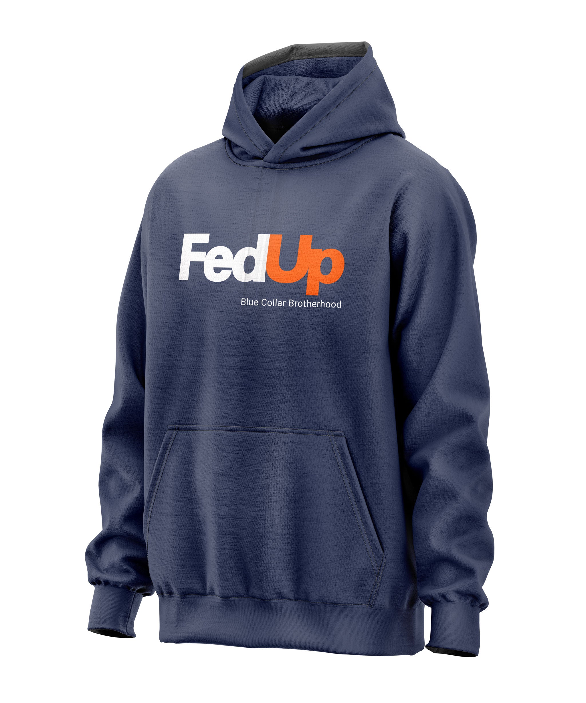 FedUp Blue Collar Parody Hoodie