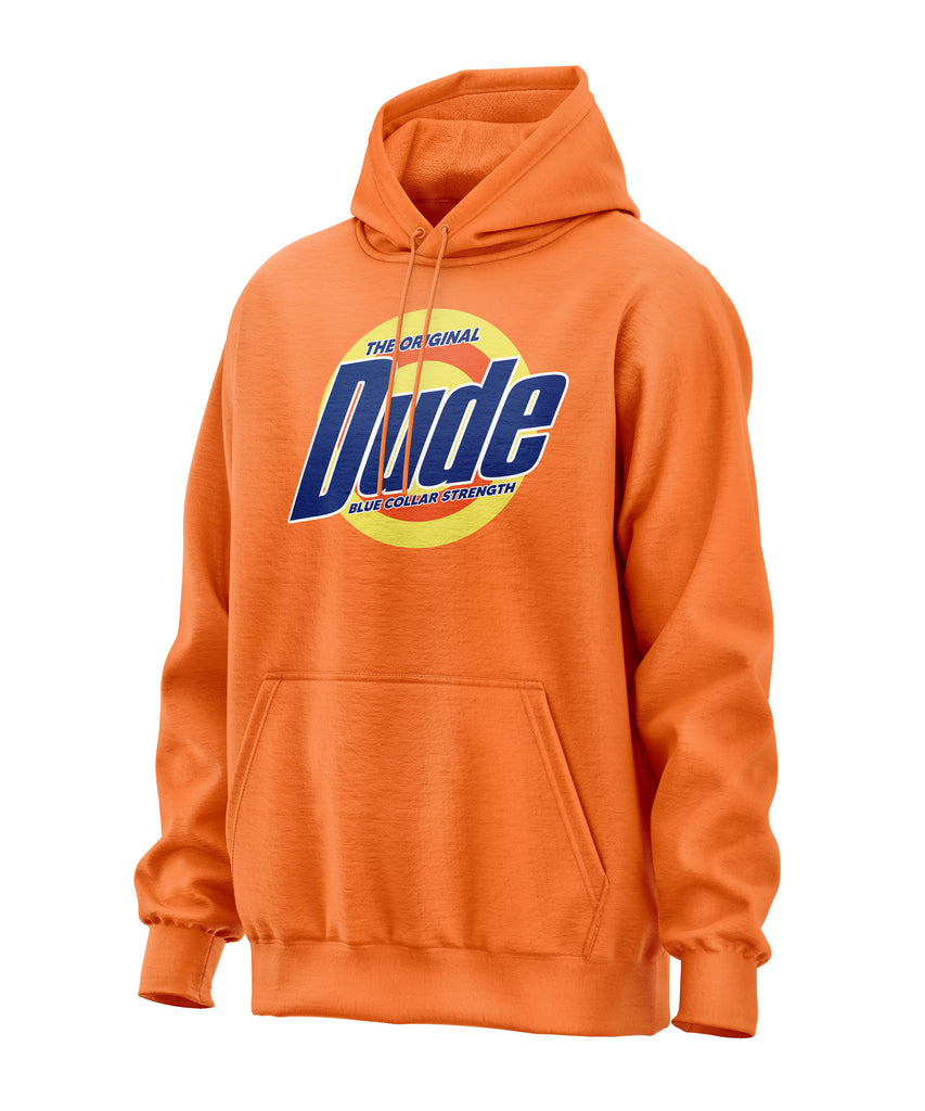 Dude Tide Parody Blue Collar Hoodie