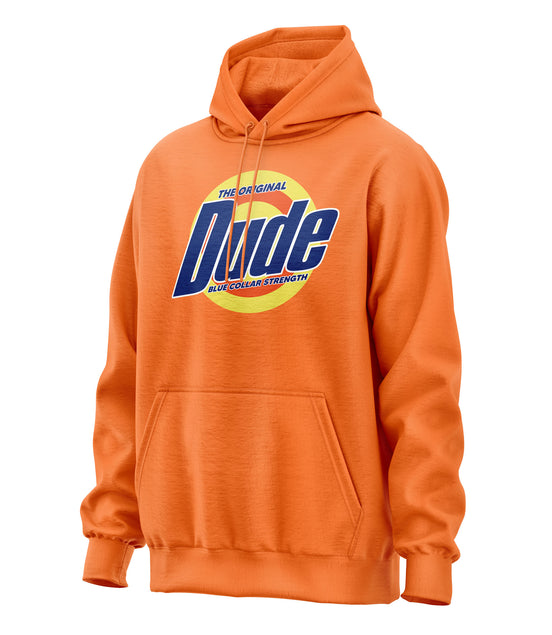 Dude Tide Parody Blue Collar Hoodie