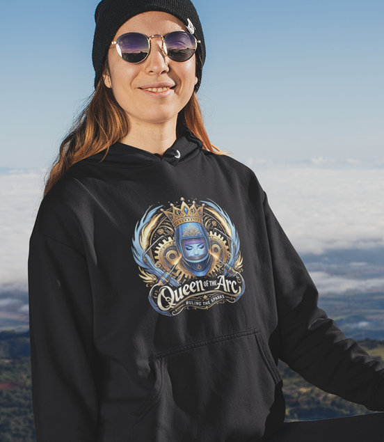 Female Welding Hoodie - Queen Of The Arc