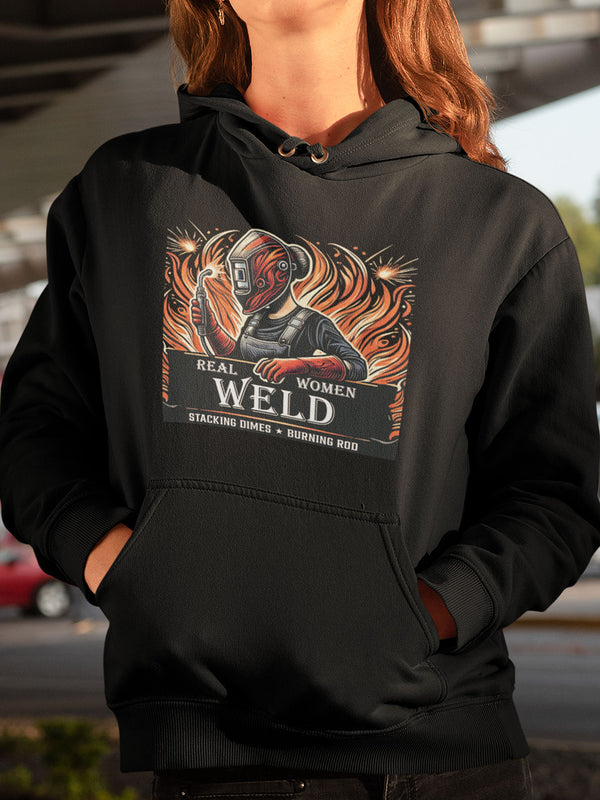 Female Welding Hoodie - Real Women Weld