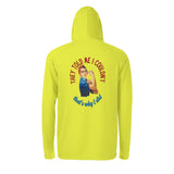 Rosie Riveter Sun Protection Long Sleeve Hoodie - UPF50+ Available at workwearcomfort.com 