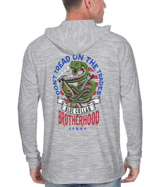 UPF 50+ Lightweight Sun Work Hoodie - Don't Tread On The Trades