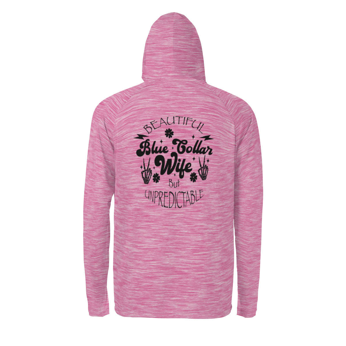 Blue Collar Wife Sun Protection Long Sleeve Hoodie - UPF50+ Available at workwearcomfort.com