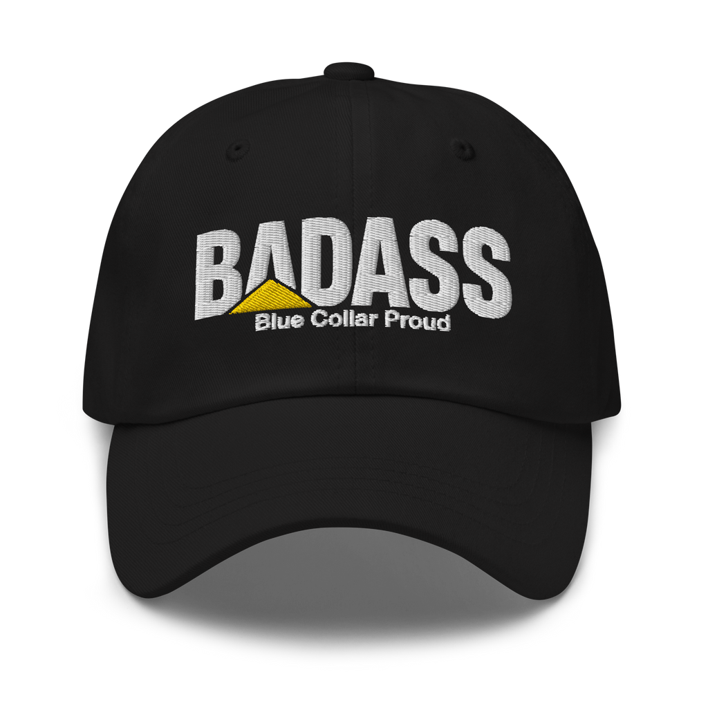 Badass Blue Collar Proud - Dad Hat Cap