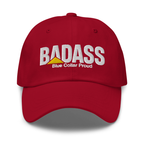 Badass Blue Collar Proud - Dad Hat Cap
