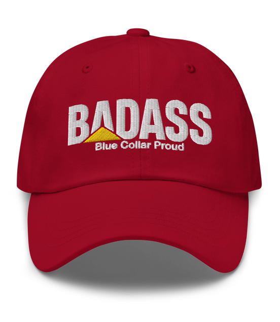 Badass Blue Collar Proud - Dad Hat Cap