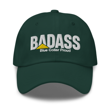 Badass Blue Collar Proud - Dad Hat Cap