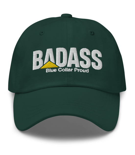 Badass Blue Collar Proud - Dad Hat Cap