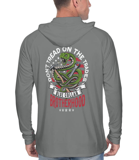 UPF 50+ Lightweight Sun Work Hoodie - Don't Tread On The Trades