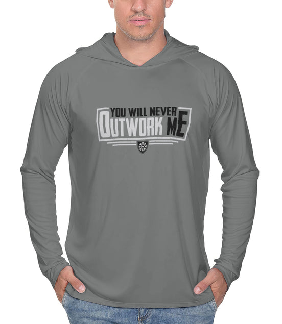 UPF 50+ Lightweight Sun Work Hoodie - Not Outwork Me