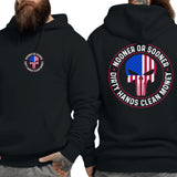 Nooner or Sooner Punisher Hooded Sweatshirt