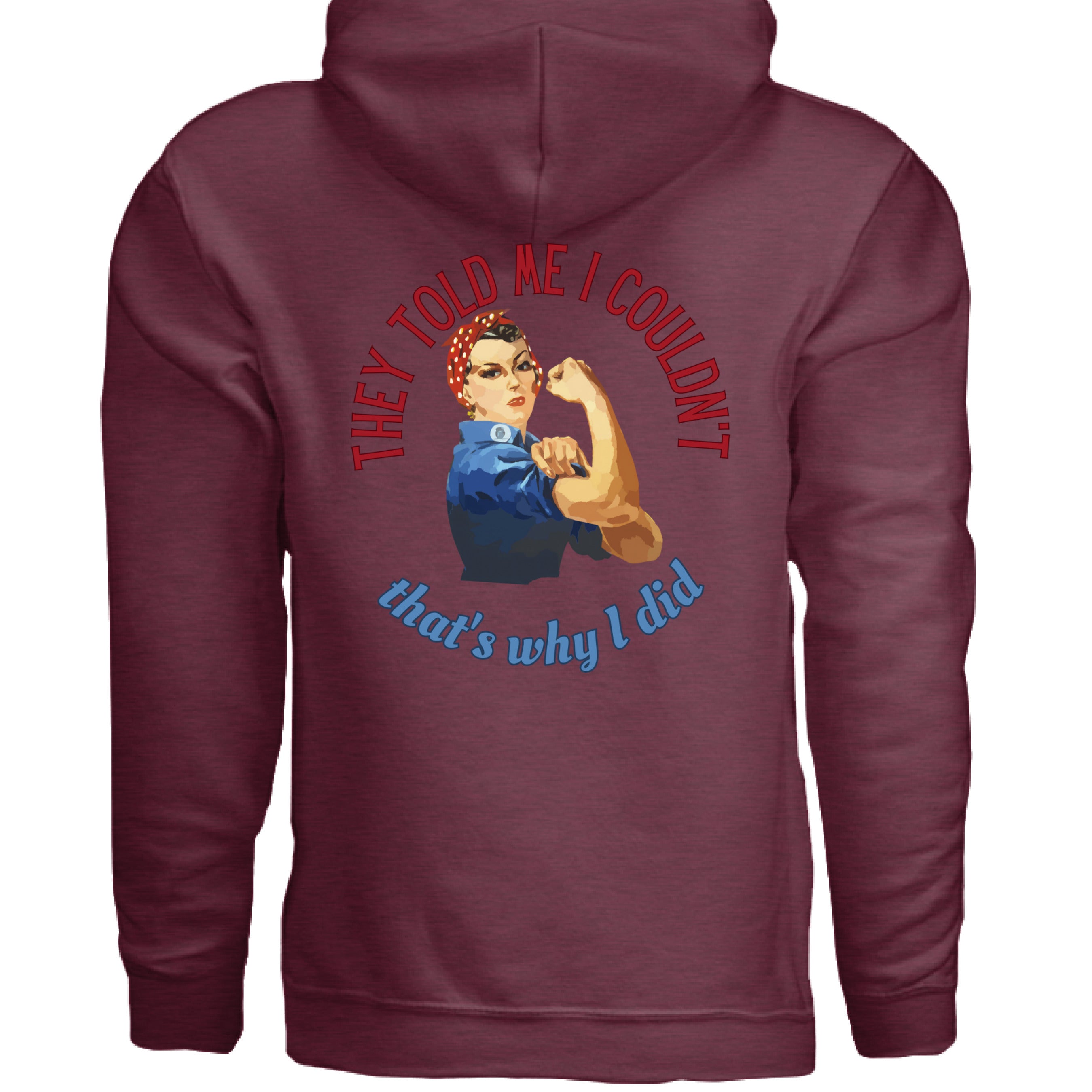 Heather Sport Dark Maroon - BACK