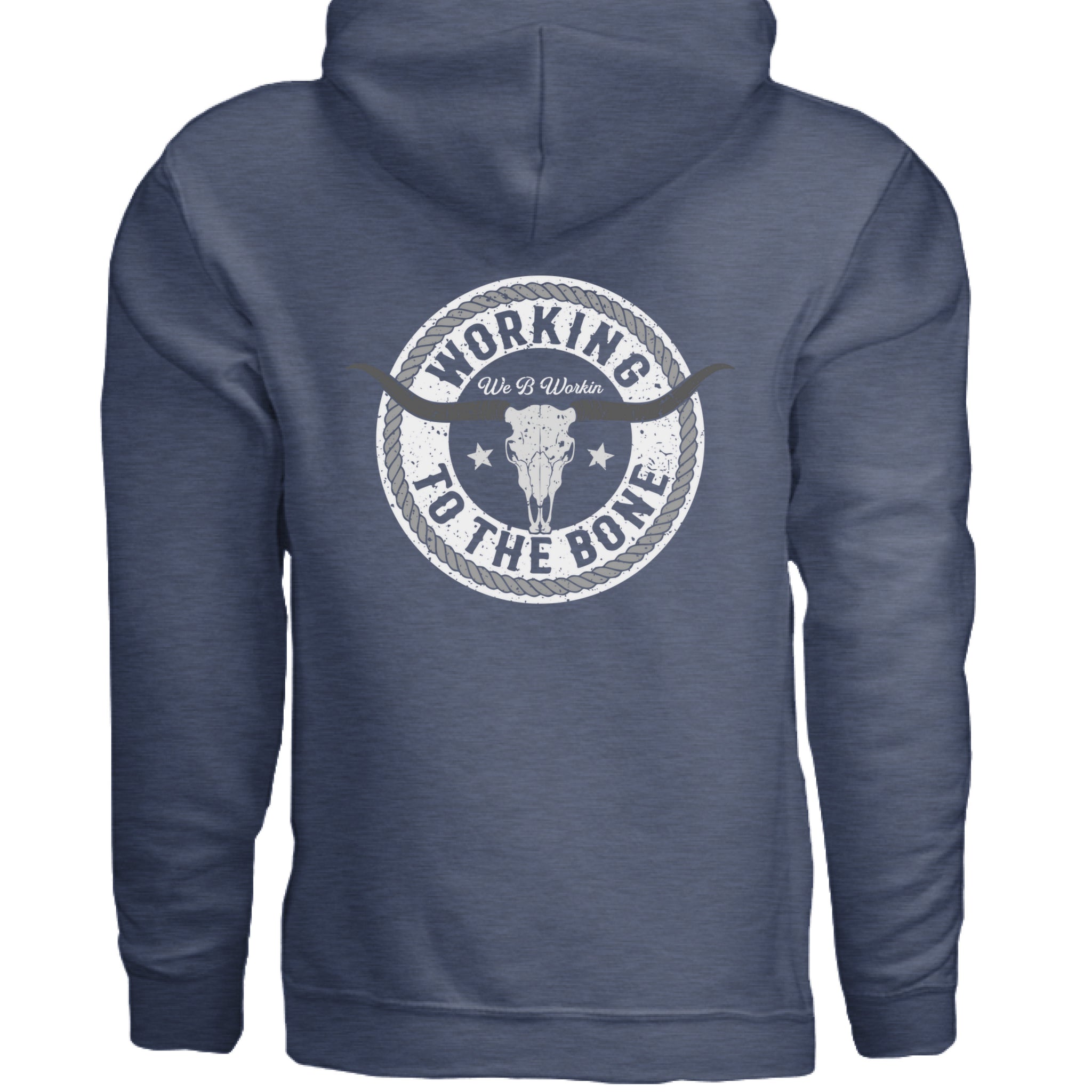 Heather Sport Dark Navy - BACK