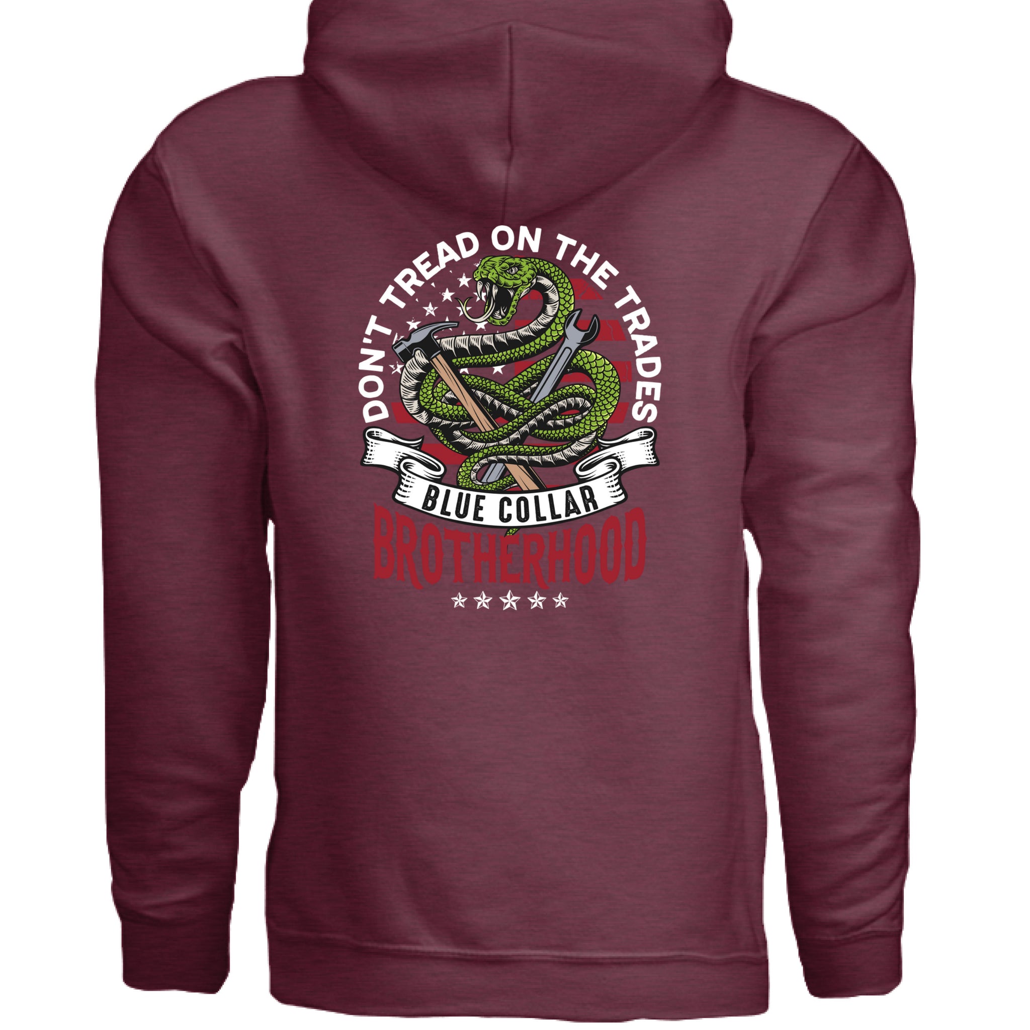 Heather Sport Dark Maroon - BACK