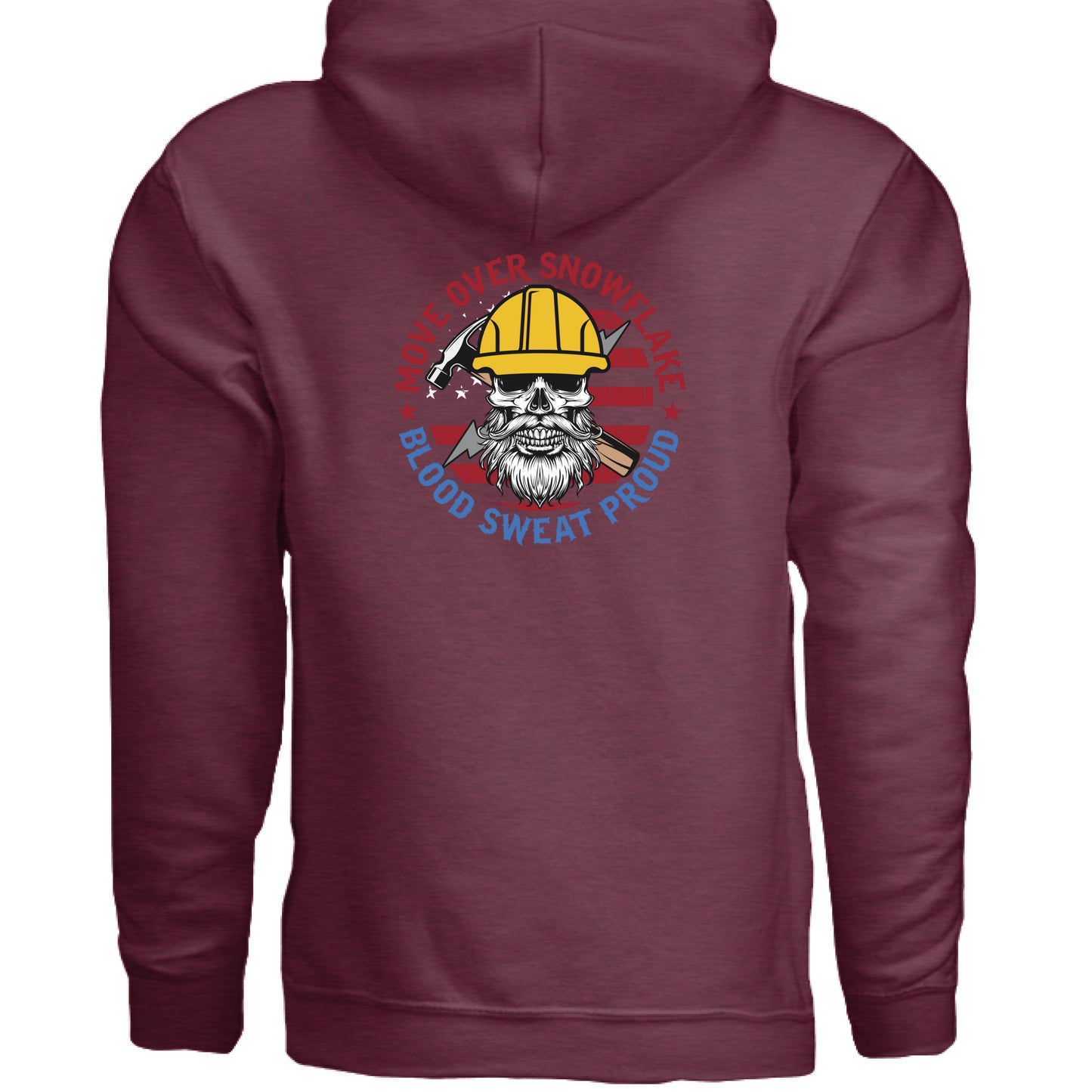 Heather Sport Dark Maroon - BACK