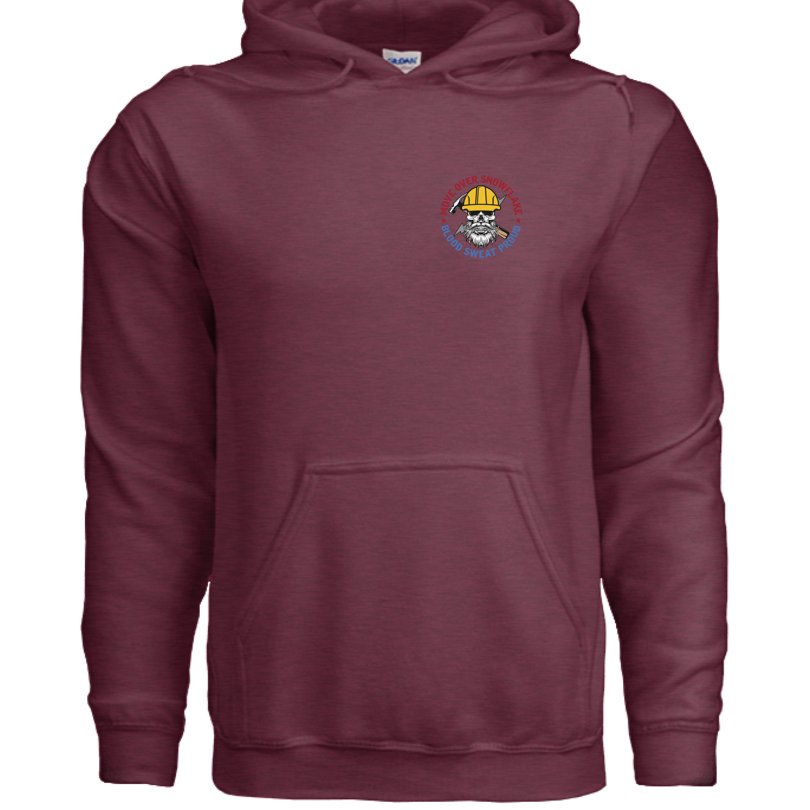 Heather Sport Dark Maroon - FRONT