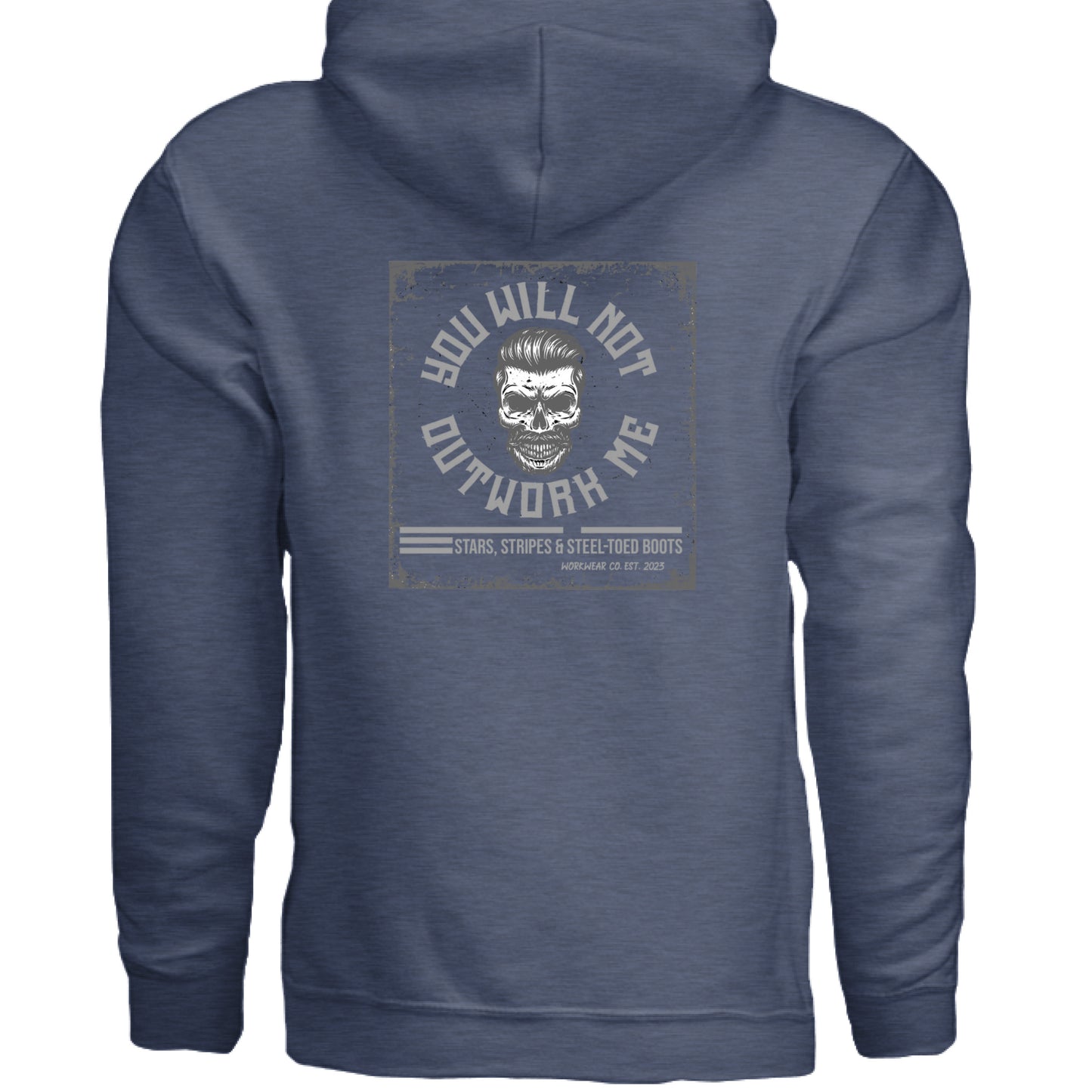 Heather Sport Dark Navy - BACK