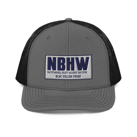 Nothing But Hard Work Blue Collar - NBHW Trucker Snapback Hat Cap