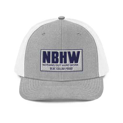 Nothing But Hard Work Blue Collar - NBHW Trucker Snapback Hat Cap