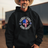 Work Harder Nobody Cares Punisher - Hooded Sweatshirt